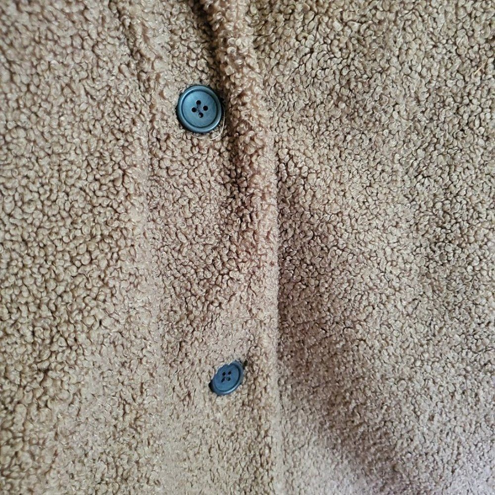 Daily Ritual‎ Oversized Teddy Brown Coat - Picture 5 of 8